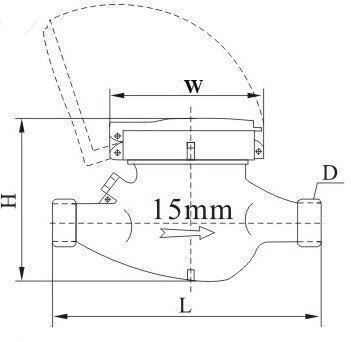 hot water meter price